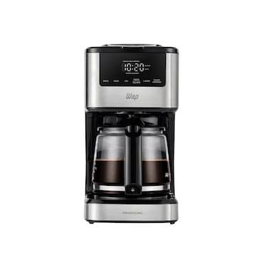 Imagem de Cafeteira Elétrica Digital Wap Aroma WCD 1500 com capacidade de até 38 Xícaras – Inox/Preto