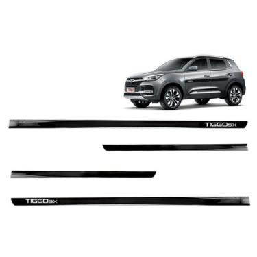 Imagem de Friso Slim Tiggo 5x 2019 A 2022 Preto Brilhante - SHEKPARTS