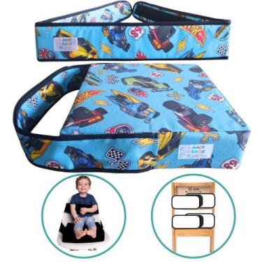 Imagem de Cadeira de Refeição Alimentação Portátil KIT COMPLETO Almofada de Elev