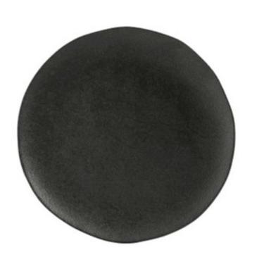 Imagem de Conjunto com 6 Pratos Rasos Orgânico Carbon 27,5 cm- Porto Brasil