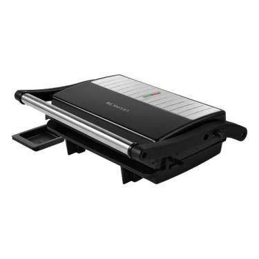 Imagem de Grill Elétrico Com Coletor De Gordura Preto/inox - Be Cor Preto - BeSm