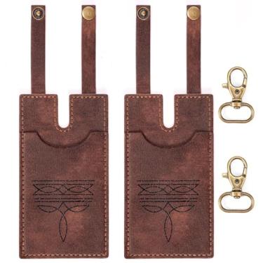 Imagem de 2un Carteira Western Boot com Alça de Pressão, Fashion Inserir Carteira em Pele Bota com Porta-Chaves para Mulher Porta-Cartões de Crédito