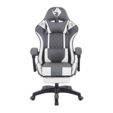 Imagem de Cadeira Gamer Fox Racer Luna com Apoio de Pés UT-B200 Cinza