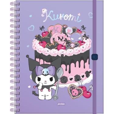 Imagem de JandaIA - Caderno Neo com Pauta Inteligente Univ CD 80Fls Reposicionáveis - Kuromi