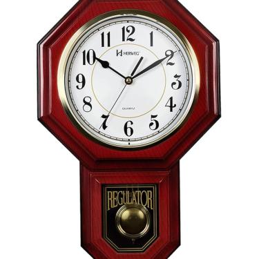 Imagem de Relógio Parede Carrilhão Gravatinha Musical Pendulo Herweg