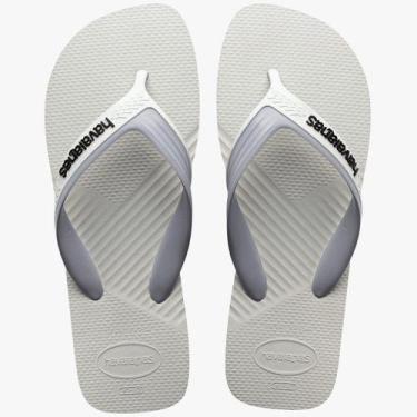 Imagem de Chinelo Havainas Hav. Dual Fc Branco + Cinza - Havaianas, Branco, Cinz