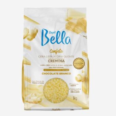 Imagem de Cera Depil Bella Confete Chocolate Branco 1kg