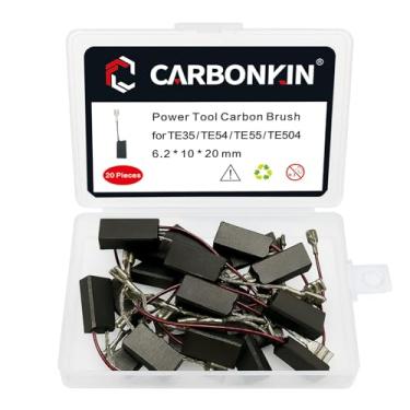 Imagem de 20 peças de escovas de carbono CARBONKIN para furadeira HILTI TE35 TE54 TE55 TE104 TE504 TE505
