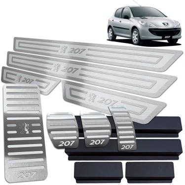Imagem de Soleira Pedaleira Descanso Peugeot 207 2009 Até 2015 Manual