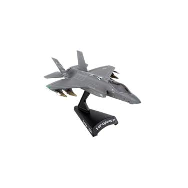 Imagem de Daron Postage Stamp PS5602 USAF F-35 Version A F-35 Lightning II USAF 1/144 Scale Diecast Model with Stand