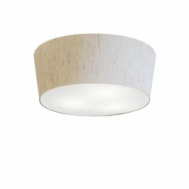 Imagem de Plafon Para Banheiro Cone SB-3003 Cúpula Cor Linho Bege - Vivare