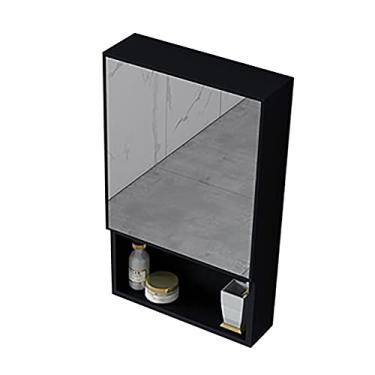 Imagem de Armário de espelho de banheiro, armário de parede, organizador de prateleira, armário de armazenamento, simplicidade moderna, para maquiagem