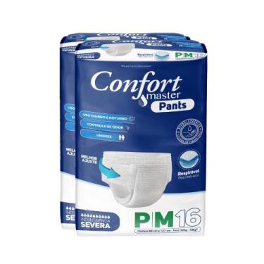 Imagem de Fralda Geriátrica Confort Master Pants Jumbo Incontinência, G/XG, 2