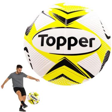 Imagem de Bola Society Slick Colorful Futebol Treino Resistente Topper