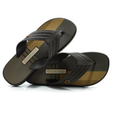 Imagem de Chinelo Masculino Cartago Montreal 11729, Marrom, 42