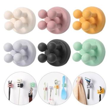 Imagem de Porta-escovas de dentes de silicone iBetterLife Multi-Function, 6 unid