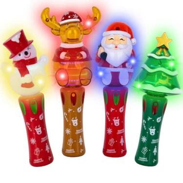 Imagem de Conjunto Christmas Spinner Wands ArtCreativity Light Up para 4 criança