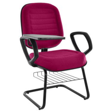 Imagem de Cadeira Escolar Universitária com prancheta para Escolas e Faculdades Linha Blenda Rosa