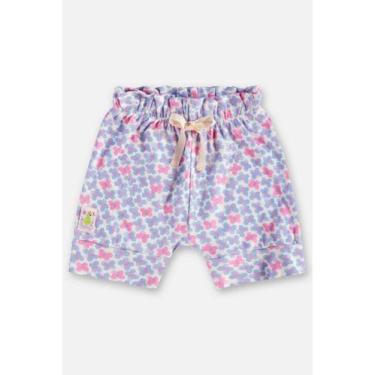 Imagem de Short em Suedine para Bebê Menina Up Baby, Roxo, M