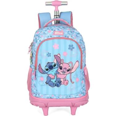 Imagem de Mochila com Rodinha, Luxcel, Stitch, Rosa, G