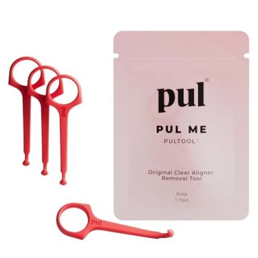 Imagem de PUL Pacote com 4 ferramentas reutilizáveis de remoção de alinhador transparente — Compatível com Invisalign, suspensórios, retentores e bandejas removíveis – Removedor de dispositivo fácil de usar