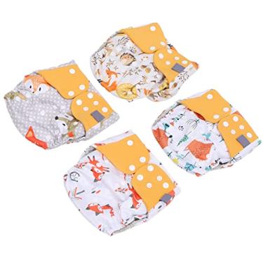 Imagem de Naroote Fraldas Laváveis, Vários Estilos, Fraldas de Pano Macias para Bebês