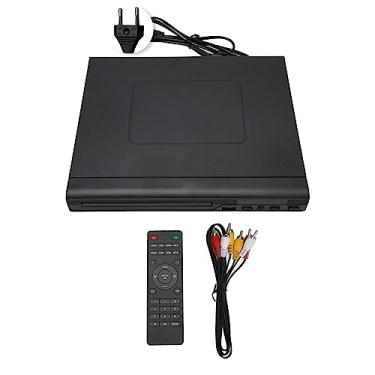 Imagem de Asixxsix Mini HD DVD Player, CD Player Com Interface PAL NTSC USB 2.0 Integrada e Controle Remoto, Pequeno DVD Player para TV, Compatível Com DVD, CD DA, MP3, CD R, CD RW (EU)