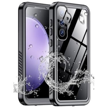 Imagem de xiwxi Capa à prova d'água para Samsung Galaxy S23 FE, [capa subaquática IPX8] [corpo inteiro à prova de choque e militar à prova de quedas] Protetor de tela integrado de qualidade de som transparente