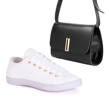 Imagem de tênis casual feminino sapatênis dia a dia leve e confortável sola baix