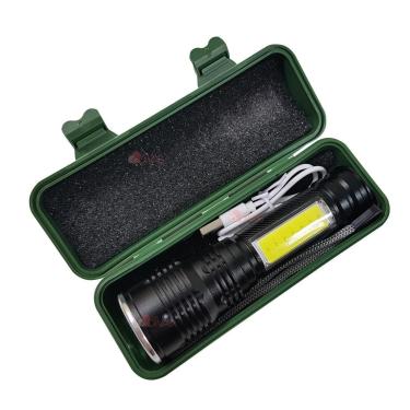 Imagem de Lanterna Mini Led Tática Recarregável Zoom Forte Potente