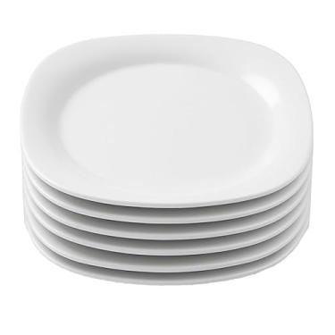 Imagem de Conjunto 6 Pratos Em Melamina Para Frutas sobremesas e Lanches 20cm