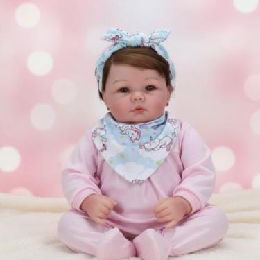 Imagem de Bebe Reborn Menina Original Muito Linda e Realista - Mundo Azul E Rosa