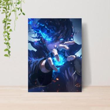 Imagem de Quadro Solo Leveling Anime A4  Placa MDF 02 - Lomi Art