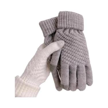 Imagem de Luvas de Ciclismo Femininas de Inverno - Quentes, com Tela Touchscreen