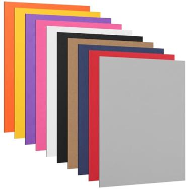 Imagem de Feifeiya 100 folhas de placa de partícula 0,04 de papelão kraft grosso para artesanato, projetos de bricolage, scrapbooking e suporte de porta-retratos