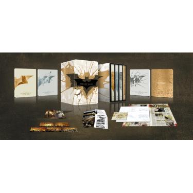 Imagem de The Dark Knight Trilogy 20th Anniversary Steelbook Collection [4K Ultra HD][2005] [Blu-ray] [Region Free]