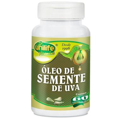 Imagem de Óleo De Semente De Uva 1200mg 60 Cápsulas Unilife