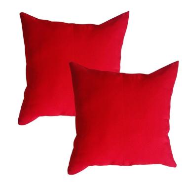 Imagem de Kit 2 Almofadas Decorativas Vermelho