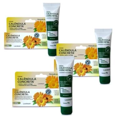 Imagem de Creme de Calêndula Concreta LACLEAN 30g – Ação Calmante, Hidratante e Protetora para Peles Sensíveis (3)