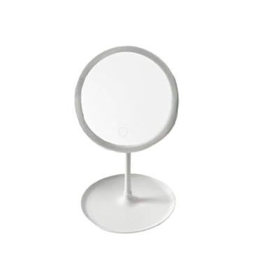 Imagem de Espelho de Maquiagem com Luz LED, Aumento, Penteadeira, Portátil Dobrável Ajustável(738)