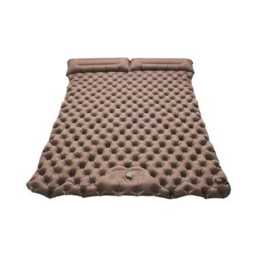 Imagem de Colchão de Ar Dobrável Duplo e Ultraleve para Camping - Extra Largo co