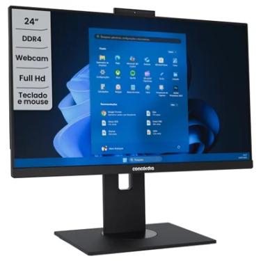 Imagem de Computador All In One Concórdia, Intel Core I5-12400, 8GB RAM DDR4, SSD 240GB, Tela 23.8 Full HD, Webcam, Wi-Fi, FreeDos