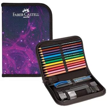 Imagem de Estojo Escolar Completo Cosmic 18.222 Faber Castell