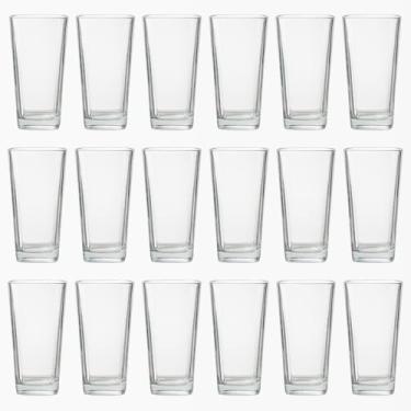 Imagem de Kit 18 Copos Long Drink Vidro 260ml Suco Água - Dona Laura