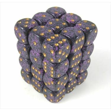 Imagem de Chessex Manufacturing 25917 Hurricane Speckled - 6 Sided 12 mm Dice Set of 36