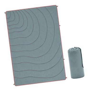 Imagem de IEUDNS Cobertor de acampamento, equipamento quente, multiuso, às intempéries, leve e edredom para clima frio, ideal para festas ao ar livre e, Cinza