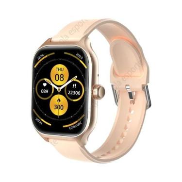Imagem de Smartwatch Com Chamada Bluetooth Tela 1AMOLED 100 Modos De Esporte Mon