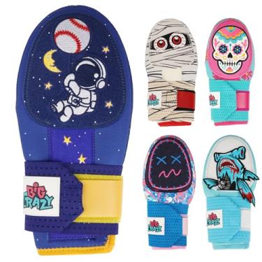 Imagem de Big Crazy Luva deslizante, luva deslizante de beisebol para crianças e adultos, proteção das mãos para mãos esquerda e direita, luvas deslizantes flexíveis respiráveis duráveis, acessório de