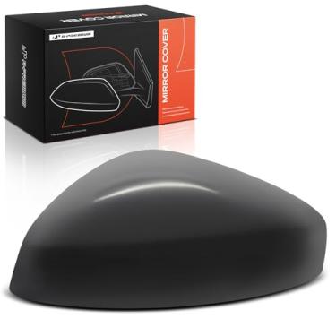 Imagem de A-Premium Tampa do espelho retrovisor do lado do motorista - compatível com Honda Civic 2022 2023 2024 2025 - preto liso, sem furo de seta