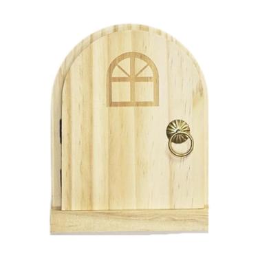 Imagem de Bothyi Protetor de interruptor de madeira, moldura decorativa para parede, protetor de tomada de madeira à prova de poeira para quarto, B